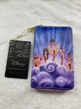 Disney Hercules Loungefly Wallet with Gold Accent